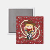 Aimant Cowgirl (Recto/Verso)