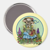 Aimant Cowgirl Cottagecore (Recto/Verso)