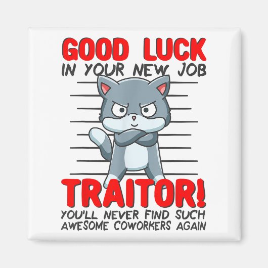 Aimant Coworker Leaving, Quitting Going Away, Job Change; (Devant)