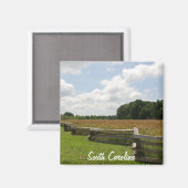 Aimant Cowpens, Caroline du Sud (Recto/Verso)