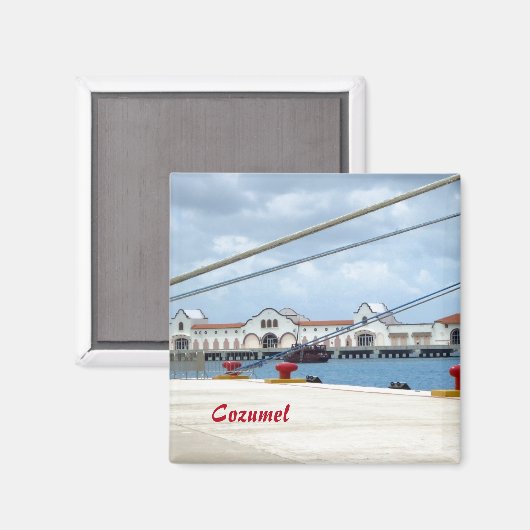 Aimant Cozumel Dockside (Recto/Verso)