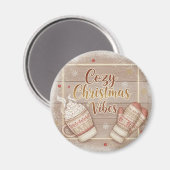 Aimant Cozy Christmas Vibes Decorative Pillow (Recto/Verso)