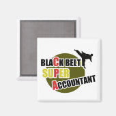 Aimant CPA : Comptables en ceinture noire (Recto/Verso)