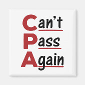 Aimant CPA ne peut pas passer à nouveau drôle Acronyme co (Devant)