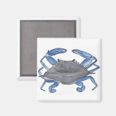 Aimant Crabe bleu  (Recto/Verso)