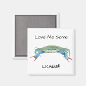 Aimant Crabe bleu (Recto/Verso)