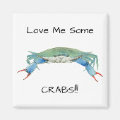 Aimant Crabe bleu (Devant)