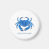 Aimant Crabe bleu côtier (Devant)
