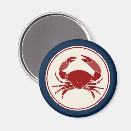 Aimant Crabe rouge (Recto/Verso)