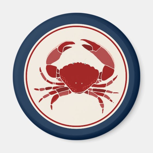 Aimant Crabe rouge (Devant)