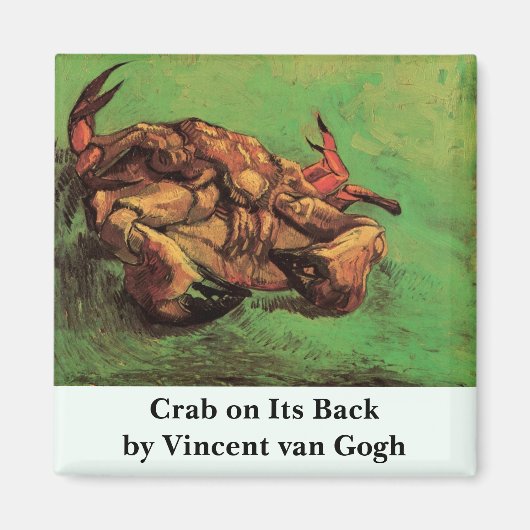 Aimant Crabe sur le Dos par Vincent van Gogh (Devant)