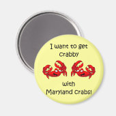 Aimant Crabes du Maryland (Recto/Verso)