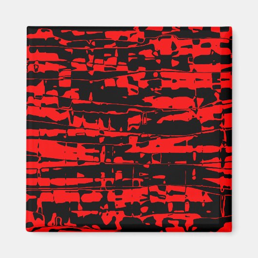 Aimant Crackle Abstrait (Devant)