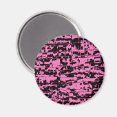 Aimant Crackle Abstrait (Recto/Verso)