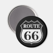 Aimant Crackled Rte 66 (Recto/Verso)