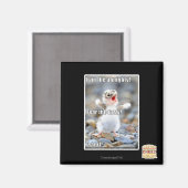 Aimant Craignez le Fuzzy ! (Recto/Verso)