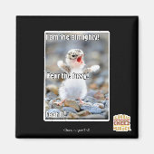 Aimant Craignez le Fuzzy ! (Devant)