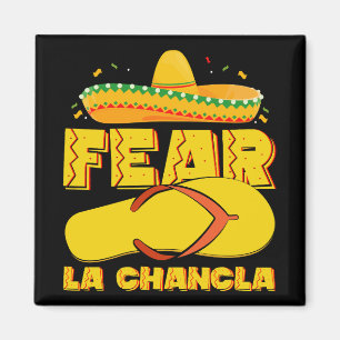 Aimant Craindre La Chancla Drôle Mexicain Cinco De Mayo