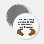 Aimant Craindre soi-même les castors (Recto/Verso)