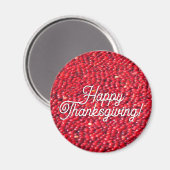 Aimant Cranberries Festive Rouge (Recto/Verso)