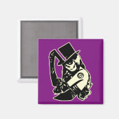 Aimant Crâne à sucre Crâne jour du tatouage mort 0055 (Recto/Verso)