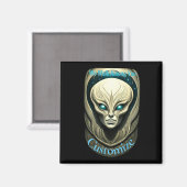 Aimant Crâne Alien Tête Thunder_Cove (Recto/Verso)