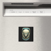 Aimant Crâne Alien Tête Thunder_Cove (In Situ (Lave-vaisselle))