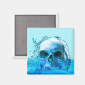 Aimant Crâne dans l'eau (Recto/Verso)