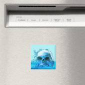 Aimant Crâne dans l'eau (In Situ (Lave-vaisselle))