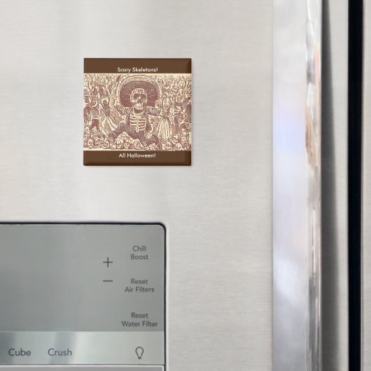 Aimant Crâne de Oaxaca, La Calavera Oaxaqueña (In situ (réfrigérateur))