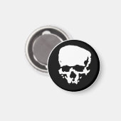 Aimant Crâne de signature de la journée d'inactivité (Recto/Verso)