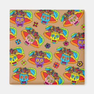 Aimant Crâne de sucre de Catrina
