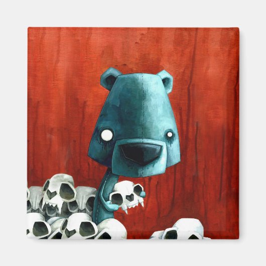 Aimant Crâne d'ours (Devant)