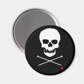 Aimant crâne et aiguille (Recto/Verso)