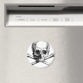 Aimant Crâne et os (In Situ (Lave-vaisselle))