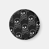 Aimant Crâne et os croisés (Devant)