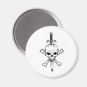 Aimant Crâne humain (Recto/Verso)