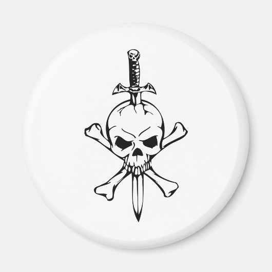 Aimant Crâne humain (Devant)