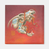 Aimant Crâne hurlant (Devant)