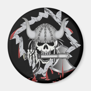 Aimant Crâne viking