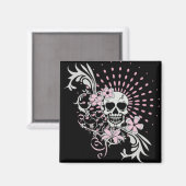 Aimant Crâne vintage (Recto/Verso)