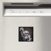 Aimant Crâne vintage (In Situ (Lave-vaisselle))