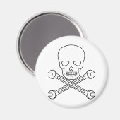 Aimant Crâne-X-Wrenchs (Recto/Verso)