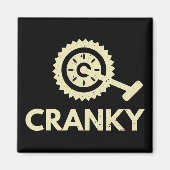 Aimant Cranky / Vélo / Cycliste (Devant)