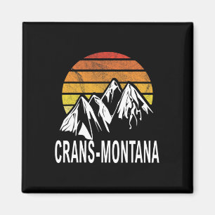 Aimant Crans-montana Swiss Alps Suisse Station de ski Sn