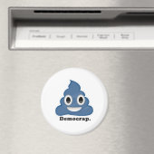 Aimant Crap Démocrate Caca Bleu - (In Situ (Lave-vaisselle))