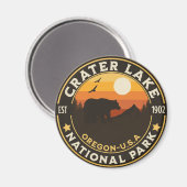 Aimant Crater Lake National Park Est 1902 (Recto/Verso)