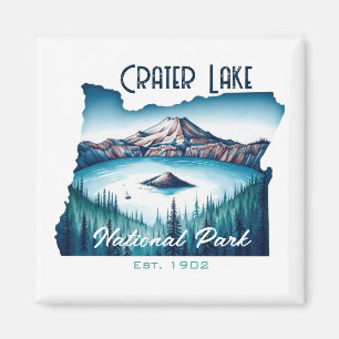 Aimant Crater Lake National Park Souvenir Cadeau