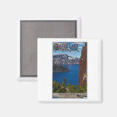 Aimant Crater Lake - Poster d'information (Recto/Verso)