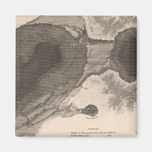 Aimant Cratère de Kilauea, Hawaii (Devant)